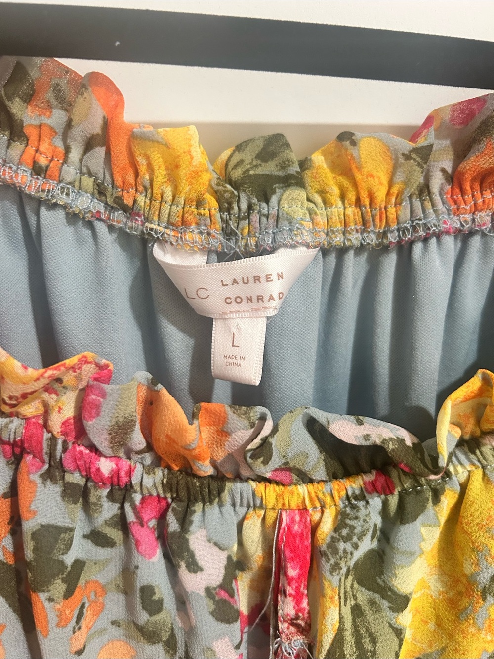 Floral Ruffle Tiered Maxi Dress in Multicolor - Picture 2 of 3